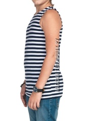 Купить майку-тельняшку ВМФ для ребенка - Магазин тельняшек.ру 8-800-700-93-18Детская майка-тельняшка ВМФ (темно-синяя полоса) в Магазине тельняшек