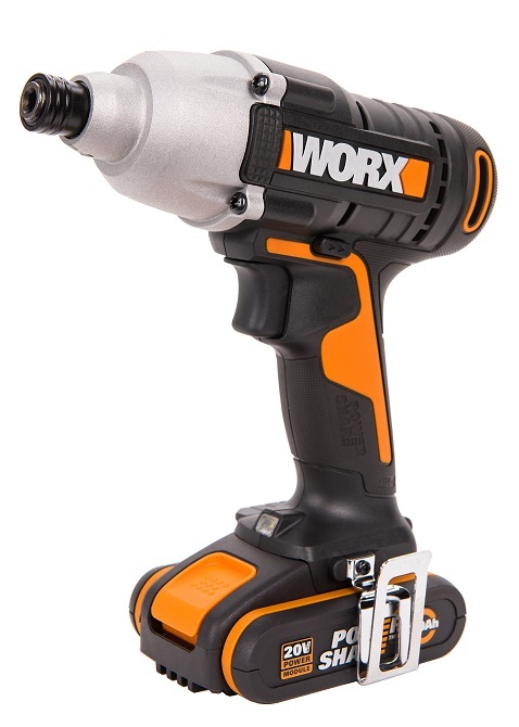 Винтоверт ударный аккумуляторный WORX WX291, 20В, 2Ач х1, с кейсом