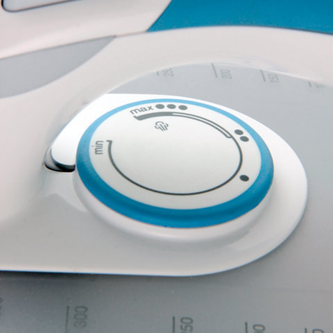 Утюг BRAUN TS765A, 2400 Вт, антипригарное покрытие, автоотключение, самоочистка, антикапля, белый/голубой, TS765EA