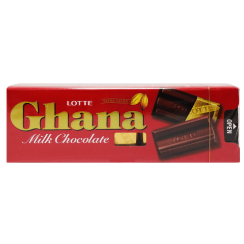 Шоколад молочный Гана Lotte Ghana, 40 гр