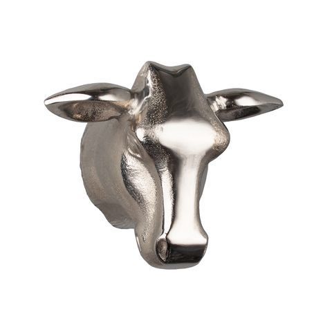 Декор 16х12х20 Roomers Голова быка хром