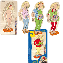 Развивающий Пазл "Мамочка" ((Цвет: нет, Разм.:145 x 295 x 20 mm))