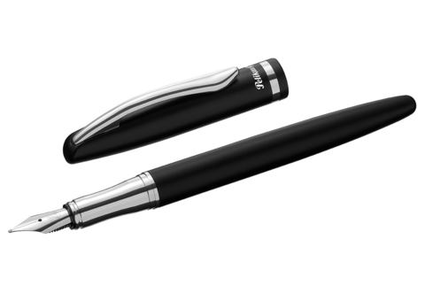 Ручка перьевая Pelikan Jazz® Elegance Black Chrome, M (58513)