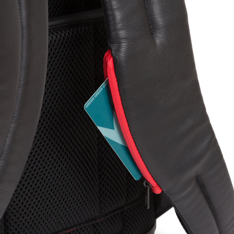 Рюкзак мужской Piquadro Urban, серый/черный, кожа натуральная (CA4818UB00/GRN)