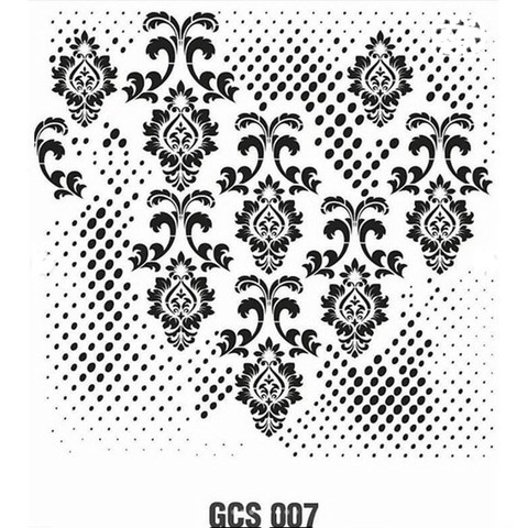 трафарет, пластик GCSS-007, 25*25см