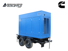 Дизельный генератор Азимут ЭД-150-Т400-2РПМ15 Cummins на шасси в капоте с автозапуском