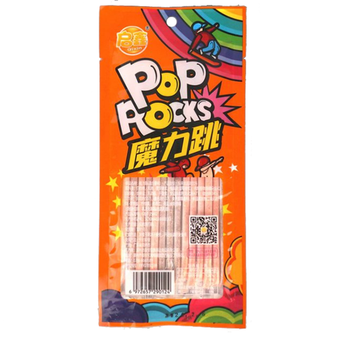 Конфеты Волшебный прыжок, Шипучка - взрывашка с фруктовым вкусом Pop Rocks Stick Candy, 35гр