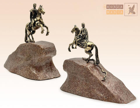 фигурка Медный всадник Гранит (h - 90 мм)