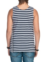 Купить тельняшку для мальчика - Магазин тельняшек.ру 8-800-700-93-18Детская майка-тельняшка ВМФ (темно-синяя полоса) в Магазине тельняшек