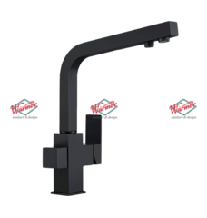 Смеситель для кухни с фильтром Warmer Black Line KPV-02031