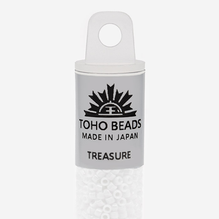 Японский бисер TOHO Treasure (№41), непрозрачный глянцевый