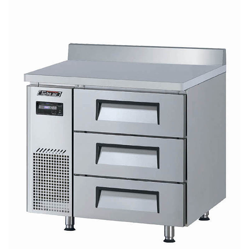 Морозильный стол с ящиками и бортом KWF9-3D-3-750 Turbo Air