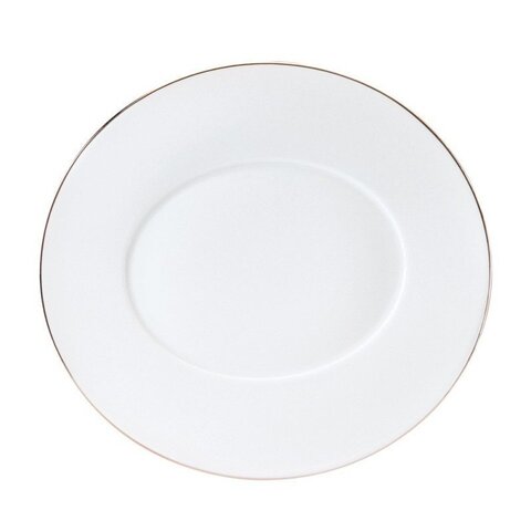Тарелка десертная 25х23.5см Deshoulieres Epure Platine