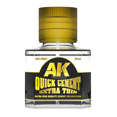Клей для моделирования AK Interactive - Quick Cement Extra Thin (Glue)