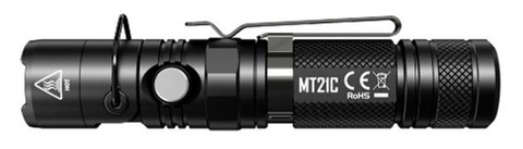 Фонарь ручной Nitecore MH10 черный лам.:светодиод. 18650/CR123x1 (17373)