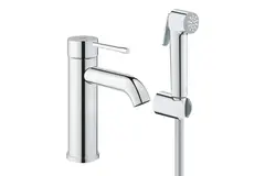 GROHE Essence 24189000 Смеситель для раковины с гигиеническим душем, S-Size, хром фото