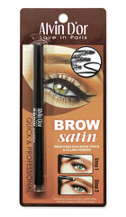 Alvin D`or P-5 Дуэт для бровей карандаш+пудра Brow Satin (тон 03 Dark Grey)