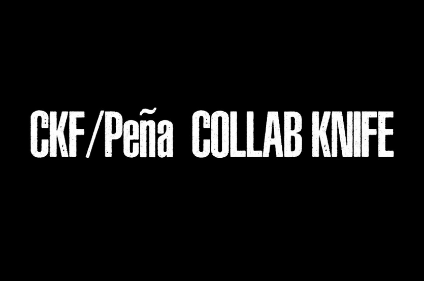 CKF/Enrique Pena collab knife
