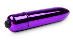 Фиолетовая вибропуля с заостренным кончиком - 