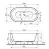 Vitra Coccon 54310001000 Ванна акриловая 160х80 см, белая