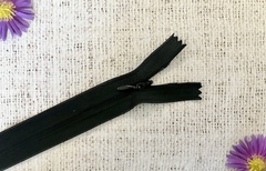 Молнии потайные, L 80 см, чёрный