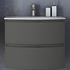 Cezares 54905 VAGUE База под раковину с двумя выдвижными ящиками Grigio talpa opaco, 69x52x55 фото