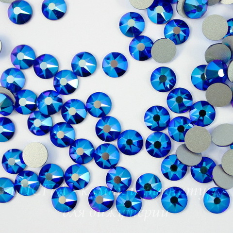 2088 Стразы Сваровски холодной фиксации Cobalt Shimmer ss 12 (3,0-3,2 мм), 10 штук