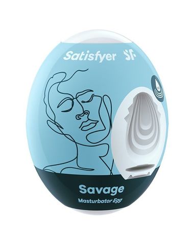 Мастурбатор-яйцо Satisfyer Savage Mini Masturbator - Satisfyer 9043415