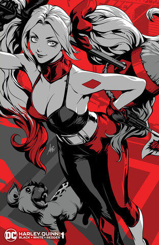 Harley Quinn Black White Redder #1 (Cover B)