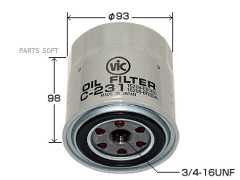 Фильтр  масляный  VIC  C-231