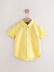 Рубашка с коротким рукавом для мальчика Next E32-591, Желтый