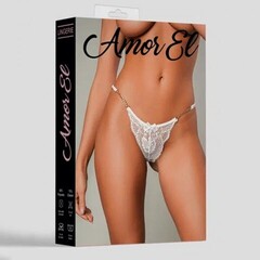 Ажурные стринги White (L)