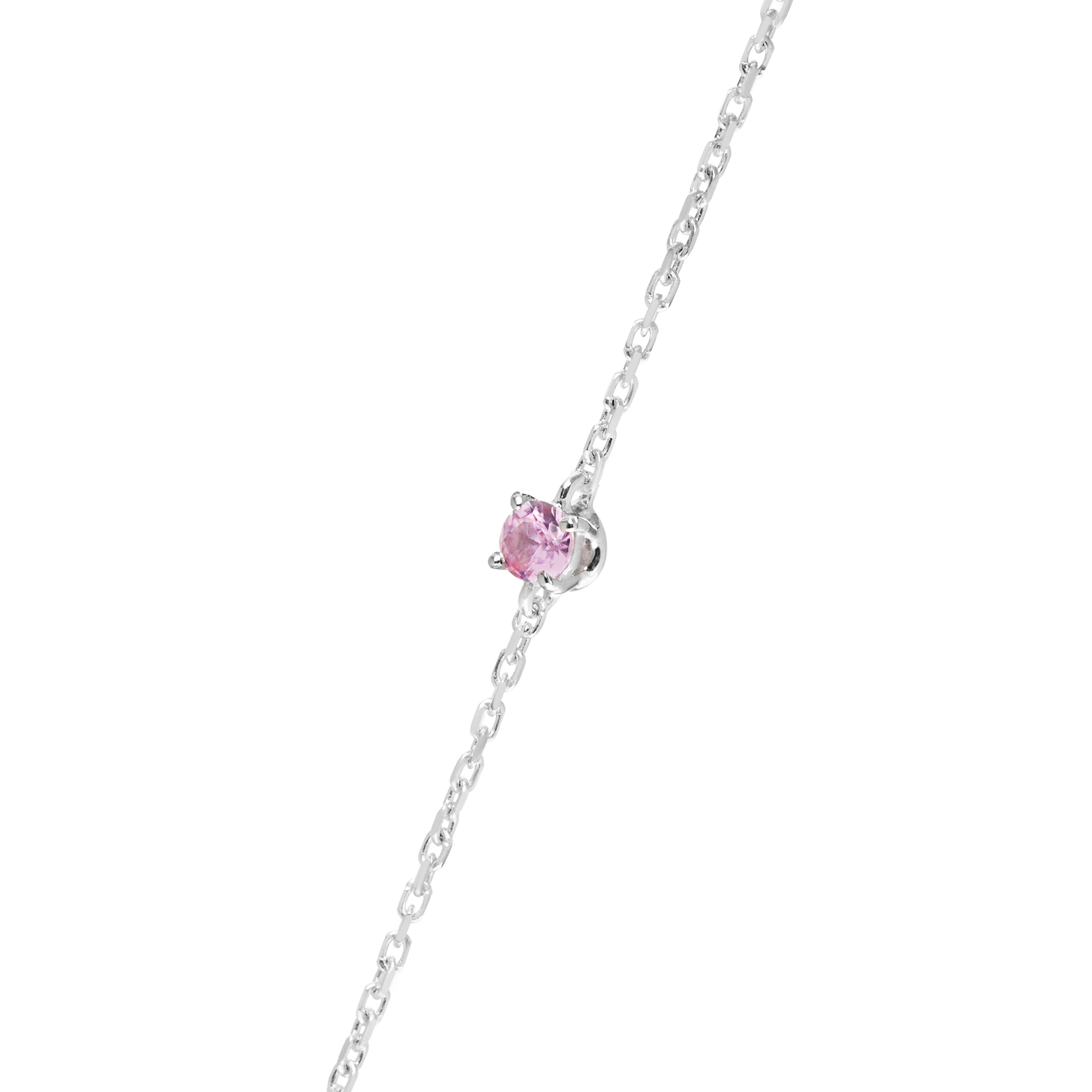 Браслет Fine Line Bracelet – Pink Sapphire