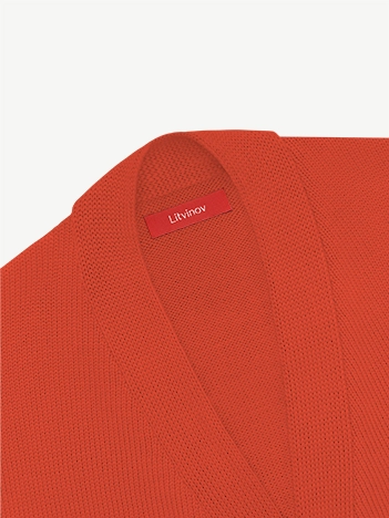 Кардиган с пуговицами из экохлопка