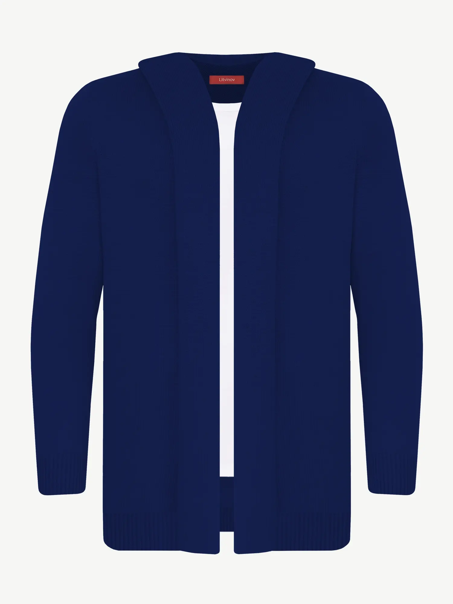 Кардиган с капюшоном из шелка