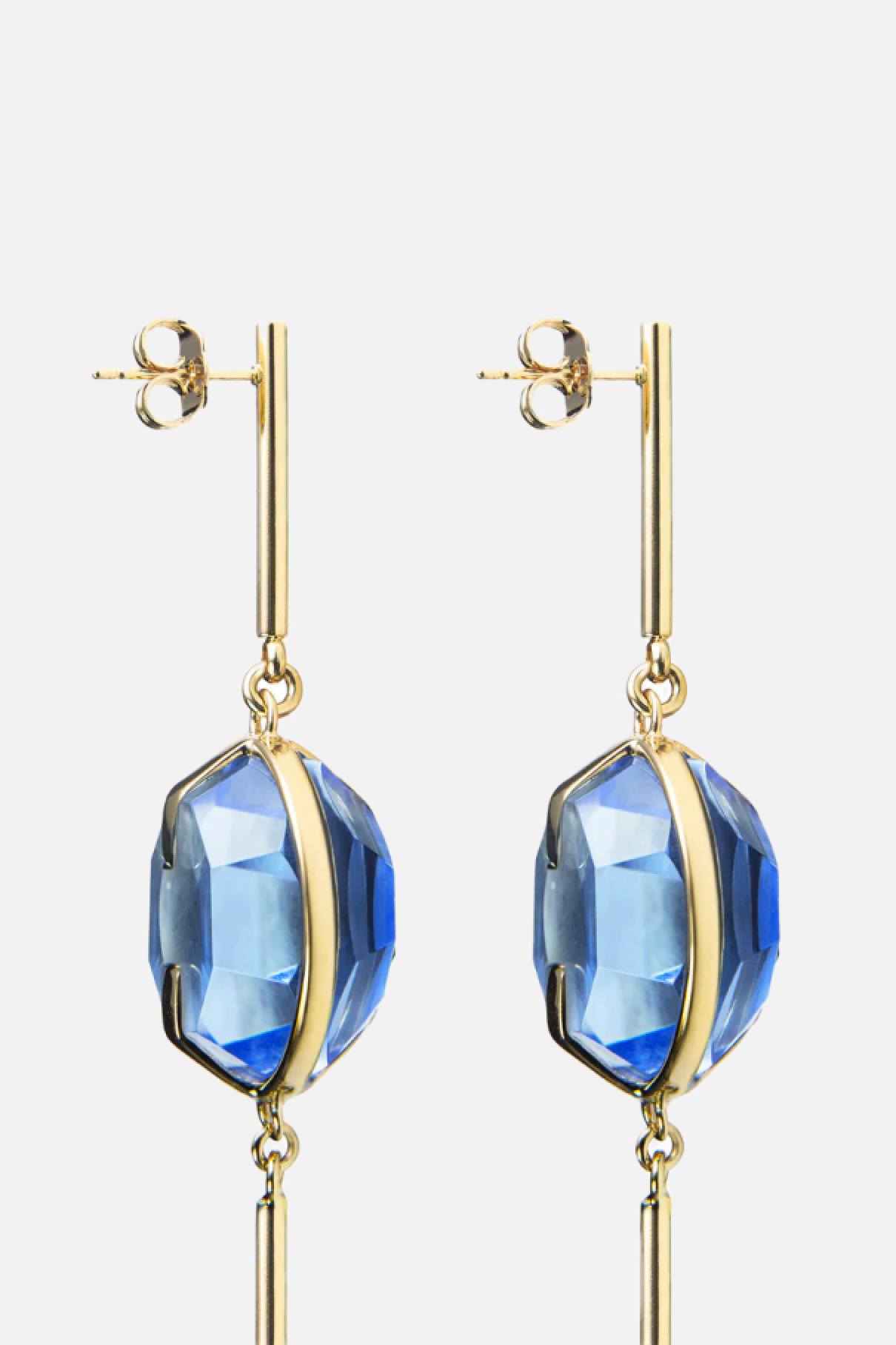 Серьги декорированные кристаллами