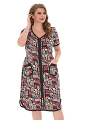 4595В Халат на молнии