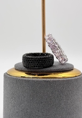 91658- Кольцо-дорожка из серебра 925 пробы в обсыпке из куб.циркониев APM MONACO