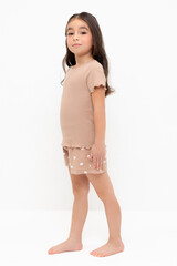 пижама  для девочки  К 1596/беж,колокольчики