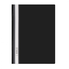 
          Папка-скоросшиватель пластиковая Alingar, A4, черный, 160 мкм, пакет европодвес