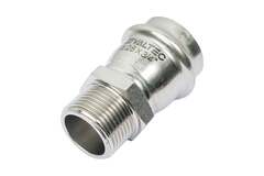 Соединитель Valtec нерж. сталь с нар.р. 28х3/4