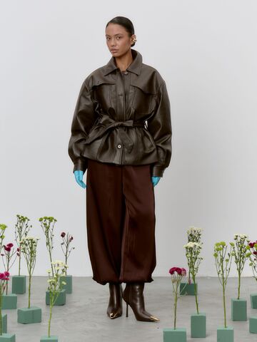 Куртка кожаная