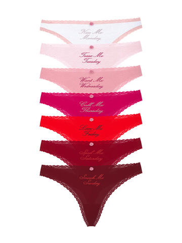 STRETCH COTTON ТАНГА С КРУЖЕВНОЕ ТЕСЬМОЙ