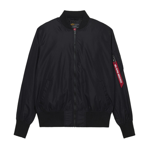 Бомбер Alpha Industries Logo L-2B Hunter Relaxed Black (Черный)