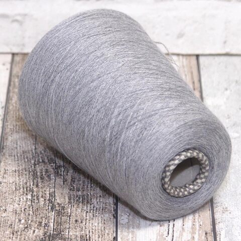 Хлопок c кашемиром (15%) TE-AMO 2/30 серый меланж