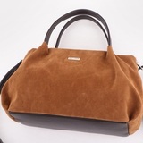 Сумка Саломея 334 эко-замша миндаль