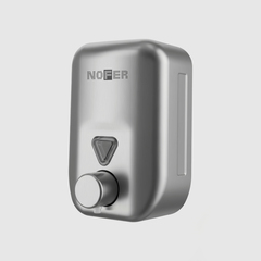 Диспенсер для мыла с кнопкой 820 мл. нерж. сталь INOX 03022.S матовый