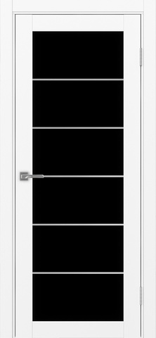 Турин_501АСС.2 молдинг алюм.хром.30 ЭКО-шпон Белый снежный-LACчерный
