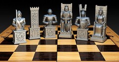 Силиконовые молды Шахматы Рыцари 3 D . Набор 6 штук