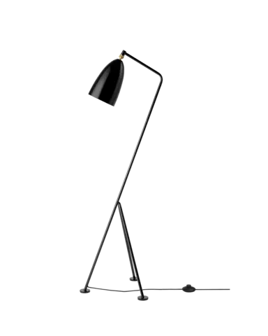 Торшер Gubi Gräshoppa Floor Lamp, Black